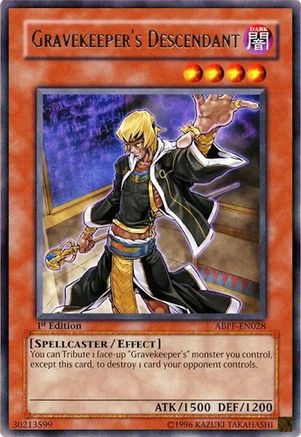 Gravekeeper's Descendant (ABPF-EN028) - Absolute Powerforce Unlimited