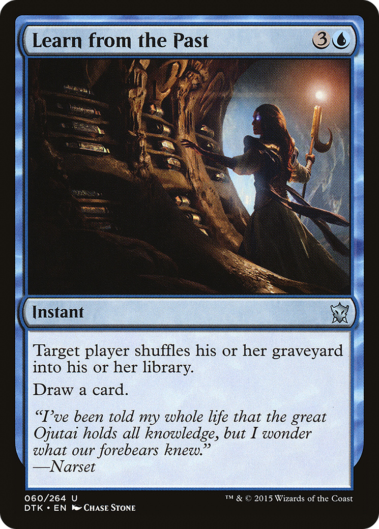 Learn from the Past (DTK-060) - Dragons of Tarkir