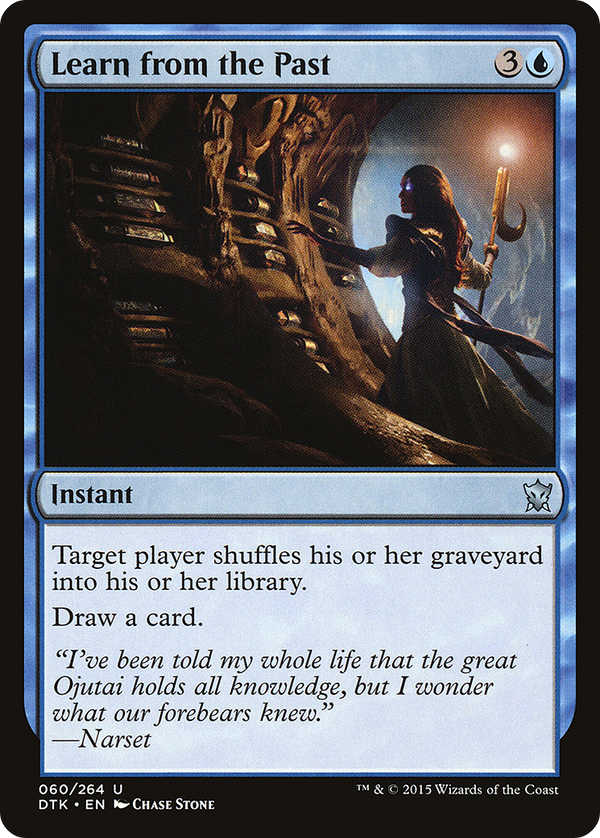 Learn from the Past (DTK-060) - Dragons of Tarkir Foil