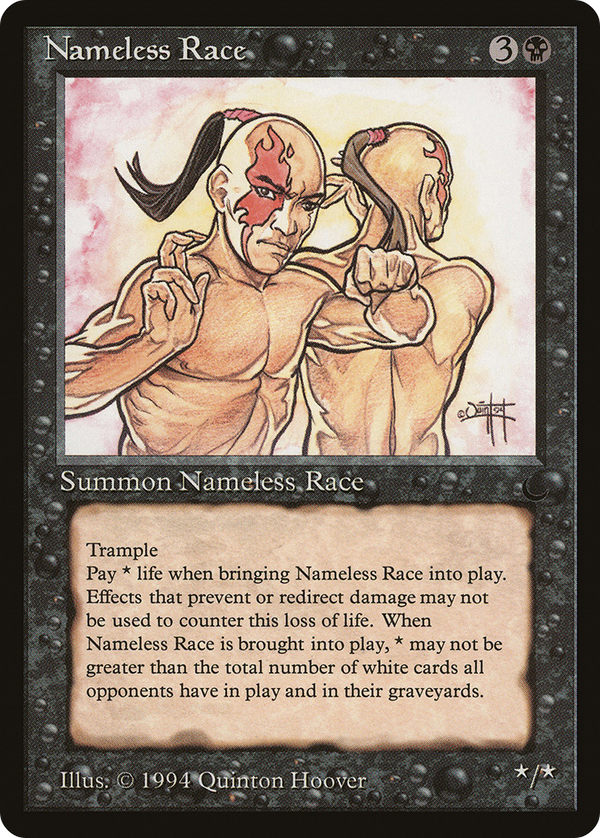 Nameless Race (DRK-) - The Dark