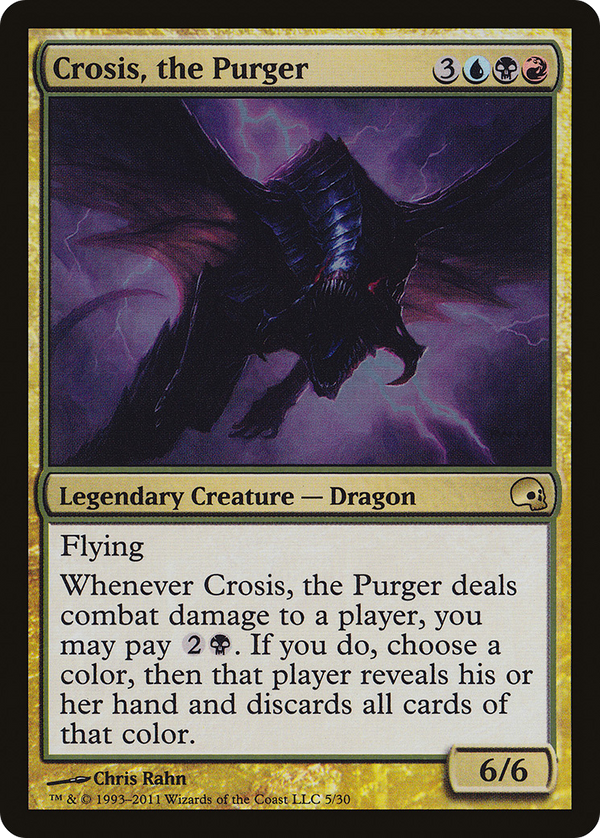 Crosis, the Purger (GRV-005) - Premium Deck Series: Graveborn Foil