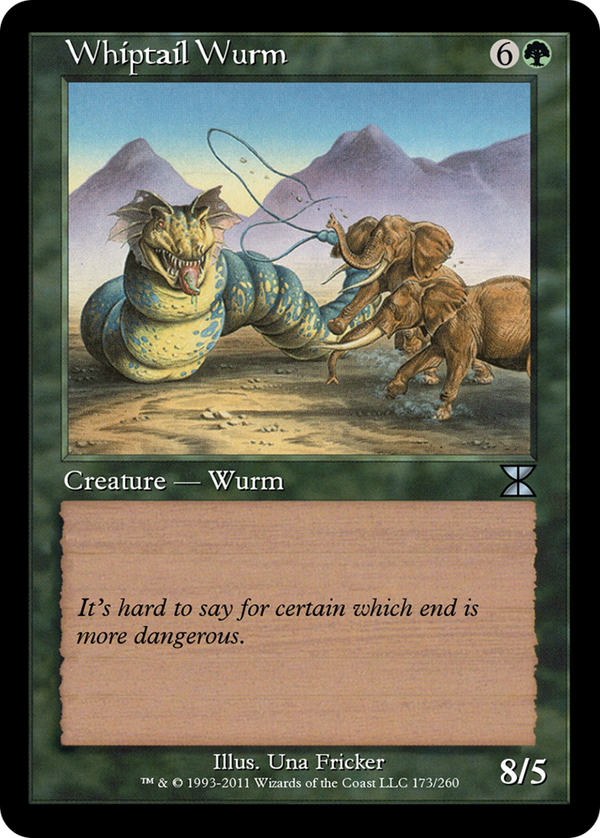 Whiptail Wurm (ME4-173) - Masters Edition IV Foil