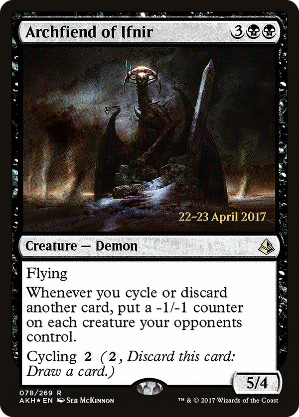 Archfiend of Ifnir (PRE-078) - Amonkhet Promos Foil