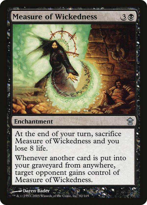 Measure of Wickedness (SOK-082) - Saviors of Kamigawa