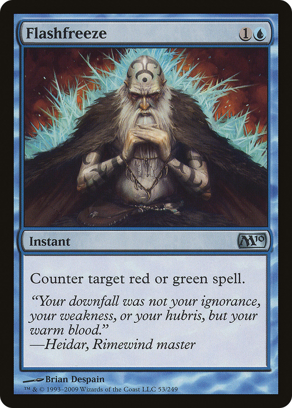 Flashfreeze (M10-053) - Magic 2010 Foil