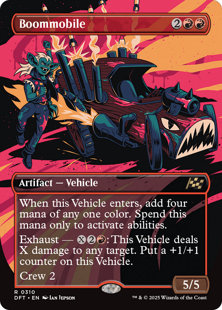 Boommobile (Borderless) (DFT-310) - Aetherdrift Foil
