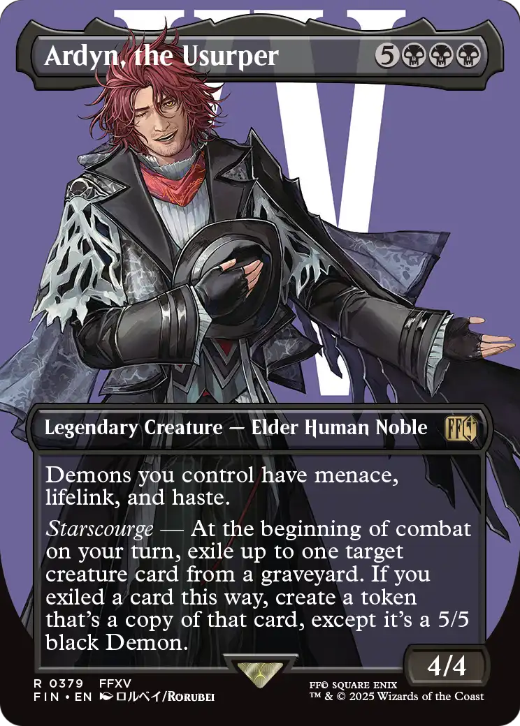 Ardyn, the Usurper (0379) (Borderless) (FIN-379) - FINAL FANTASY