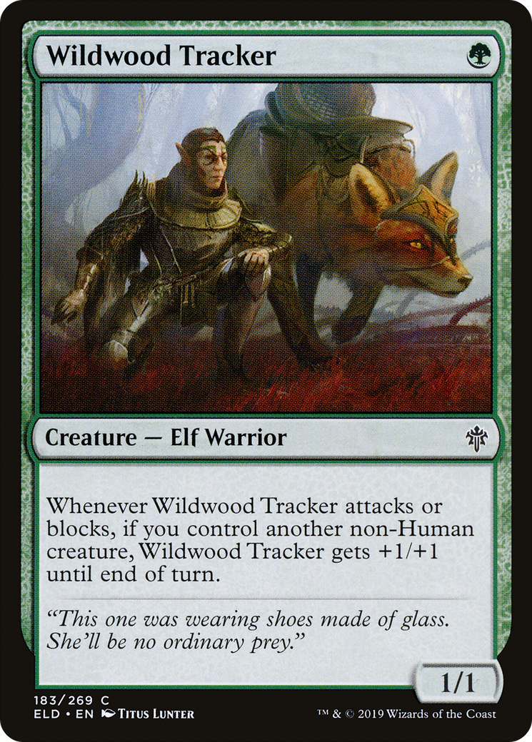 Wildwood Tracker (ELD-183) - Throne of Eldraine Foil