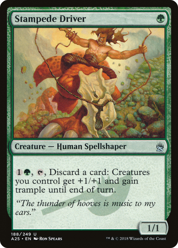 Stampede Driver (A25-188) - Masters 25 Foil