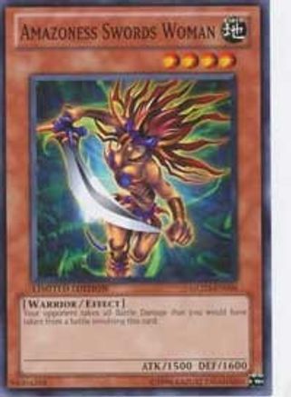 Amazoness Swords Woman (GLD3-EN006) - Gold Series 3 Limited