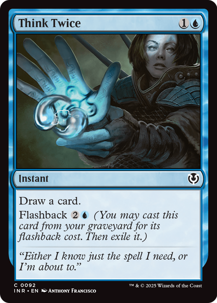 Think Twice (INR-092) - Innistrad Remastered