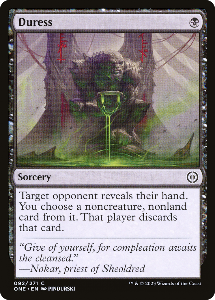 Duress (ONE-092) - Phyrexia: All Will Be One