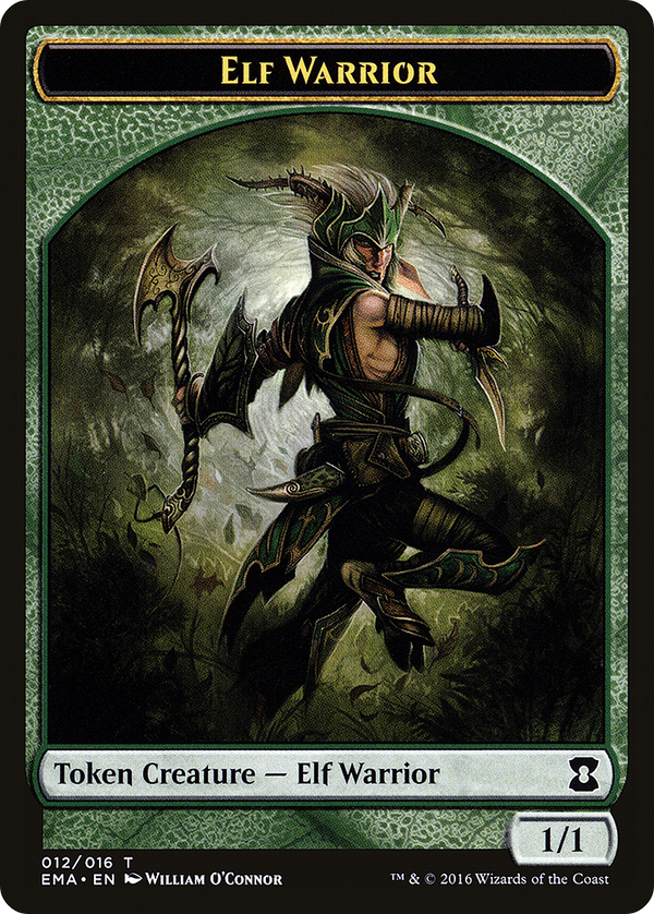 Elf Warrior Token (EMA-012) - Eternal Masters Tokens