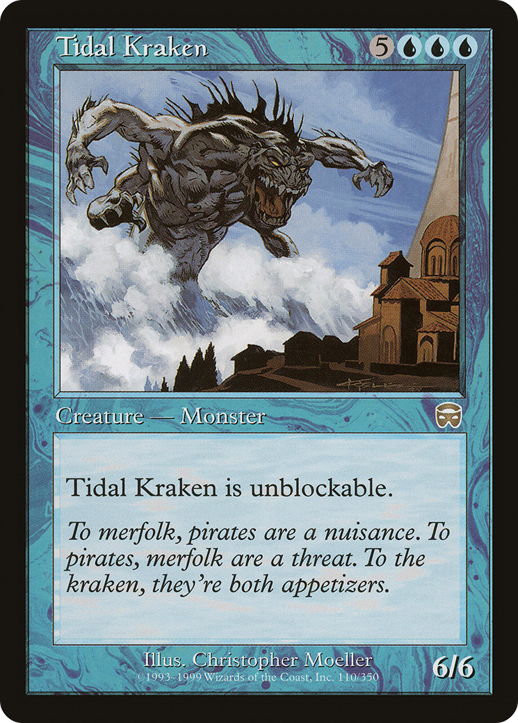 Tidal Kraken (MMQ-110) - Mercadian Masques Foil