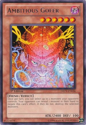 Ambitious Gofer (DREV-EN036) - Duelist Revolution Unlimited