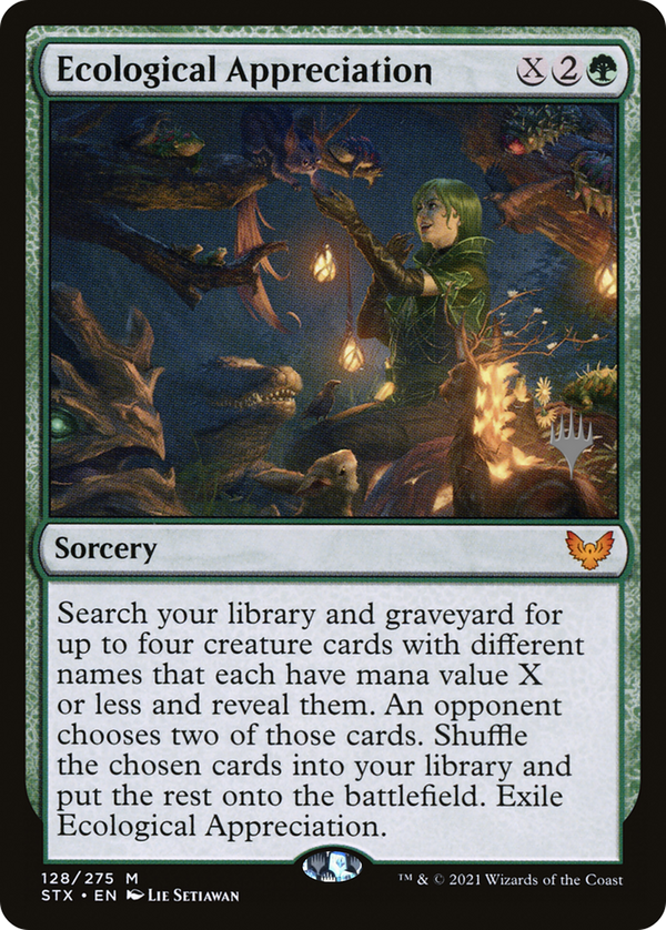 Ecological Appreciation (PPSTX-128) - Strixhaven: School of Mages Promos Foil