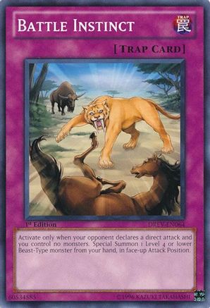 Battle Instinct (DREV-EN064) - Duelist Revolution 1st Edition