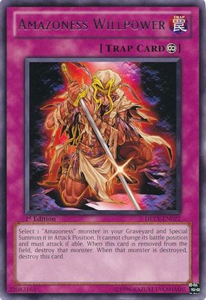 Amazoness Willpower (DREV-EN072) - Duelist Revolution Unlimited