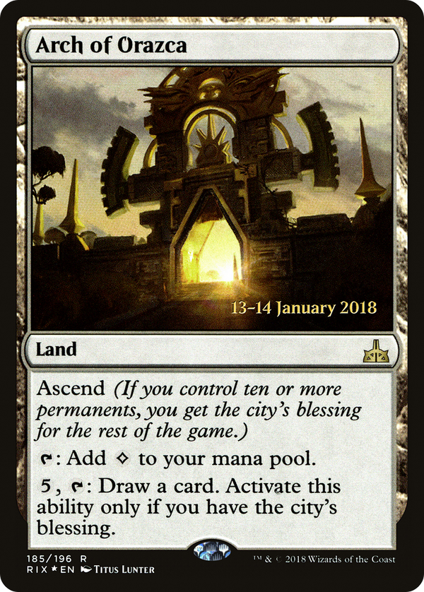 Arch of Orazca (PRE-185) - Rivals of Ixalan Promos Foil