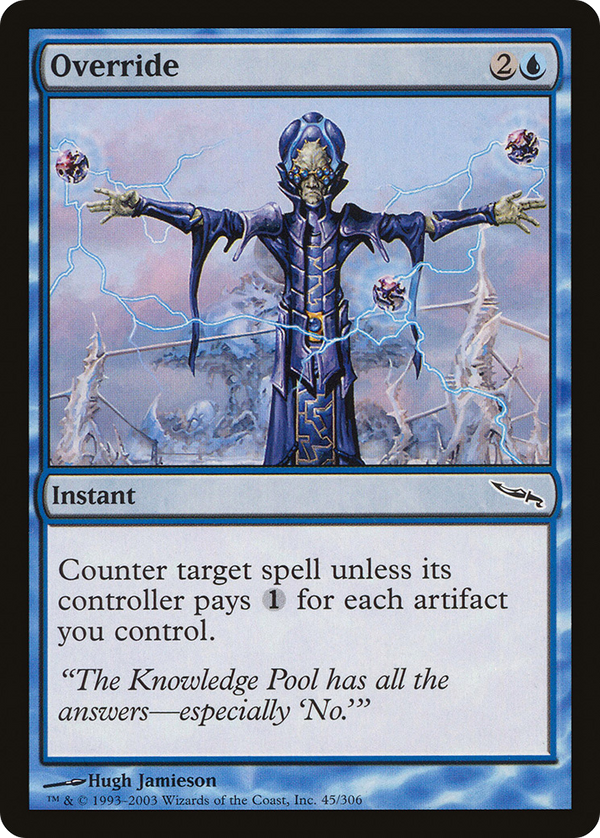 Override (MRD-045) - Mirrodin Foil