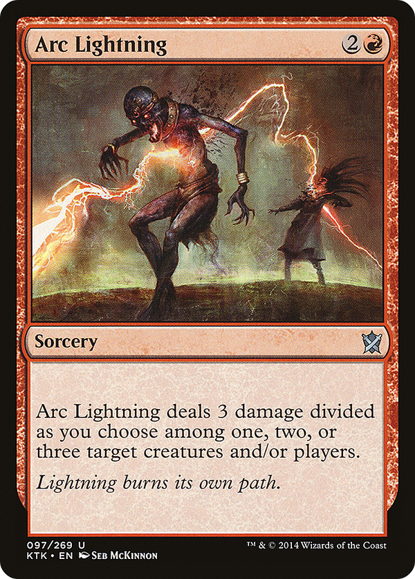 Arc Lightning (KTK-097) - Khans of Tarkir Foil