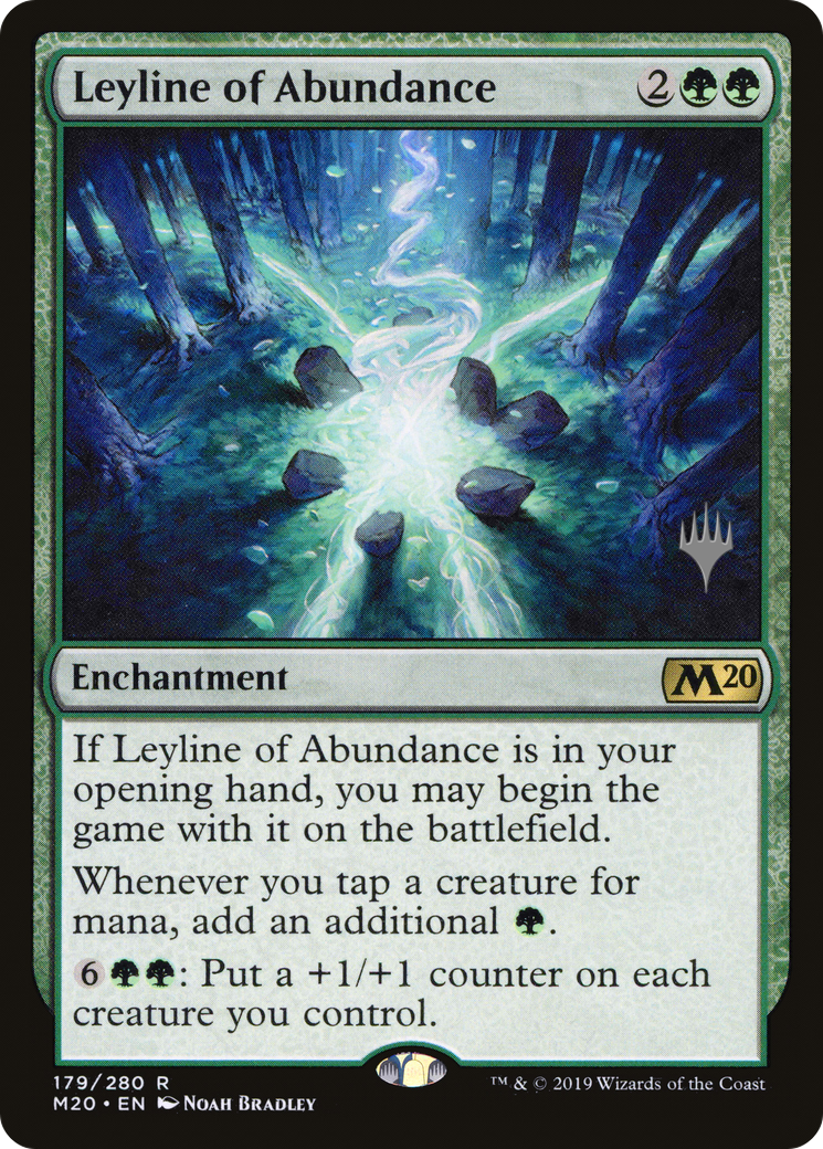 Leyline of Abundance (PPM20-179) - Core Set 2020 Promos