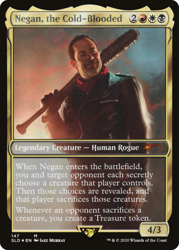 Negan, the Cold-Blooded (SLD-147) - Secret Lair Drop / Negan, the Cold-Blooded Foil
