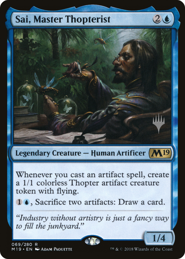 Sai, Master Thopterist (PPM20-069) - Core Set 2019 Promos
