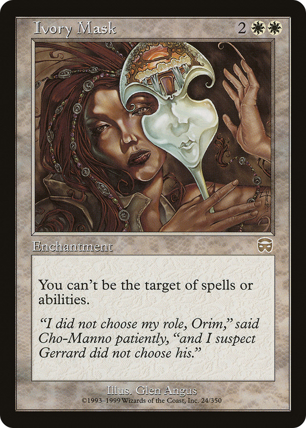 Ivory Mask (MMQ-024) - Mercadian Masques Foil