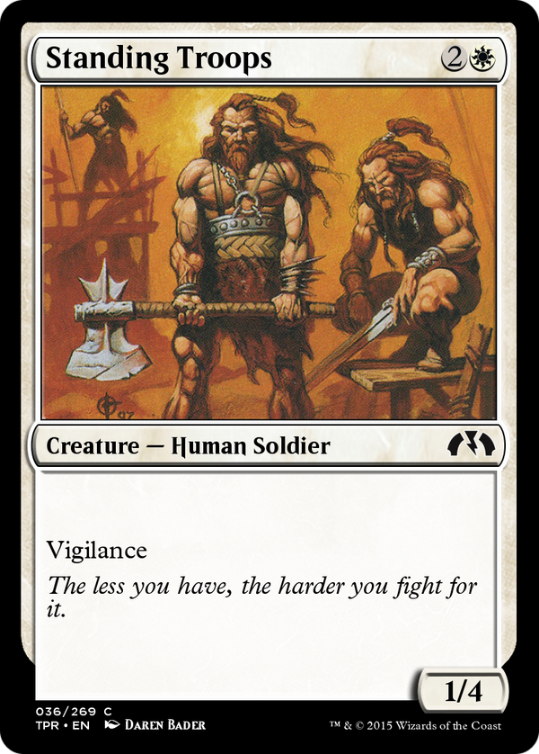 Standing Troops (TPR-036) - Tempest Remastered Foil