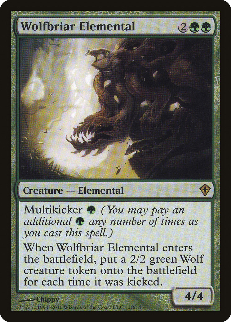 Wolfbriar Elemental (WWK-118) - Worldwake