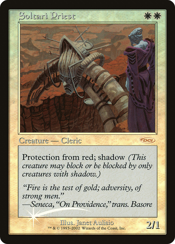 Soltari Priest (FNM-) - Friday Night Magic 2002 Foil