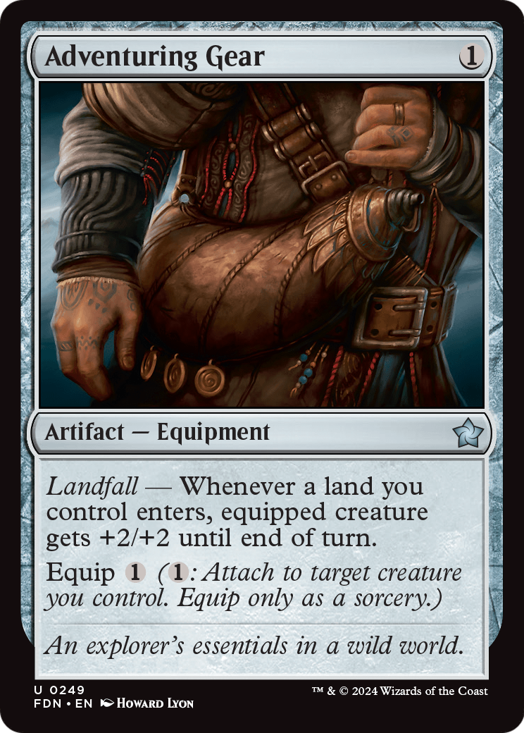 Adventuring Gear (FDN-249) - Foundations Foil