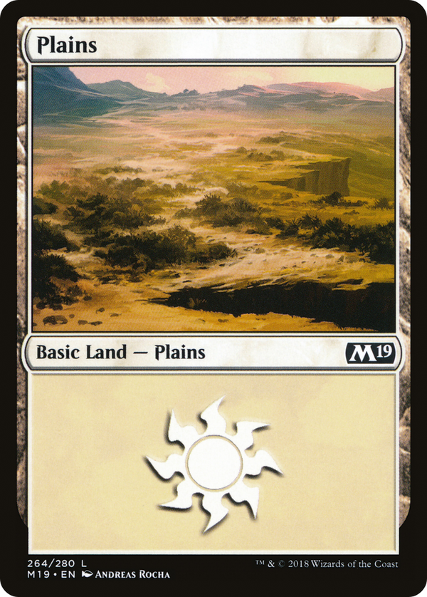 Plains (264) (M19-264) - Core Set 2019 Foil