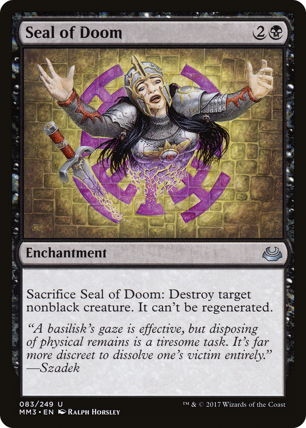 Seal of Doom (MM3-083) - Modern Masters 2017