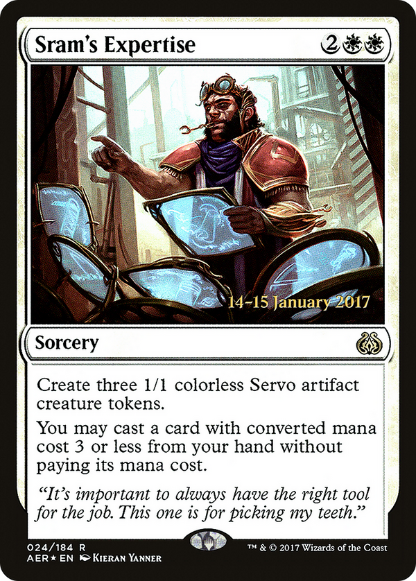 Sram's Expertise (PRE-024) - Aether Revolt Promos Foil