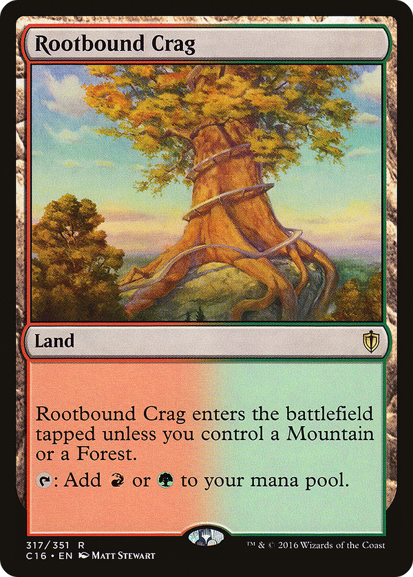 Rootbound Crag (C16-317) - Commander 2016