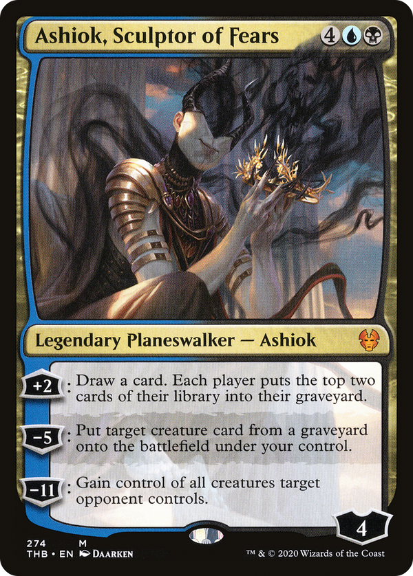 Ashiok, Sculptor of Fears (THB-274) - Theros Beyond Death Foil