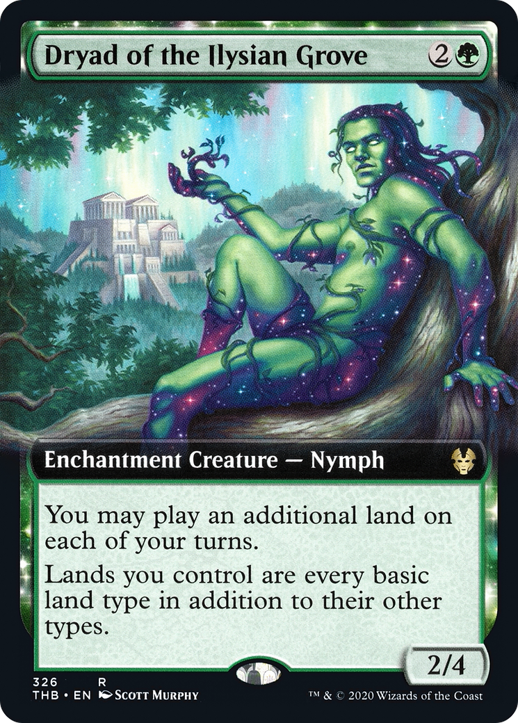 Dryad of the Ilysian Grove (Extended Art) (THB-326) - Theros Beyond Death: (Extended Art, enchantment) Foil