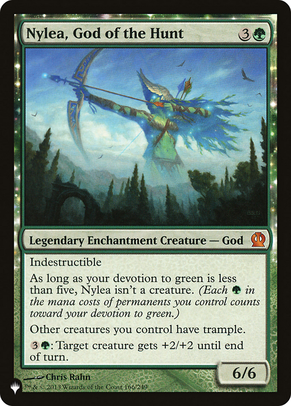 Nylea, God of the Hunt (LIST-166/249) - The List: (enchantment)