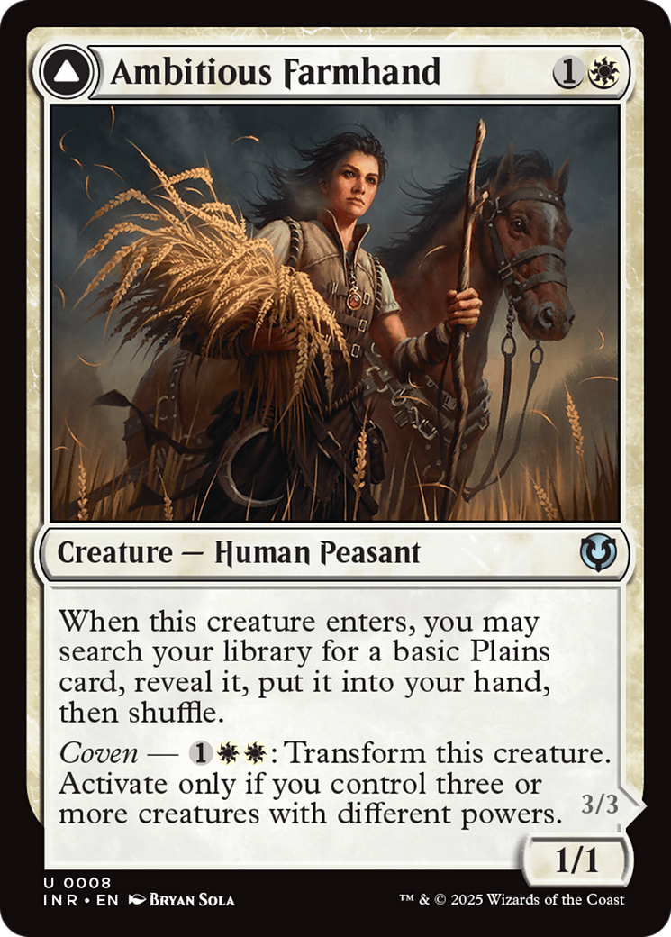Ambitious Farmhand (INR-008) - Innistrad Remastered