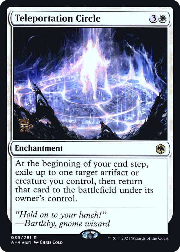 Teleportation Circle (PRE-039) - Adventures in the Forgotten Realms Promos Foil
