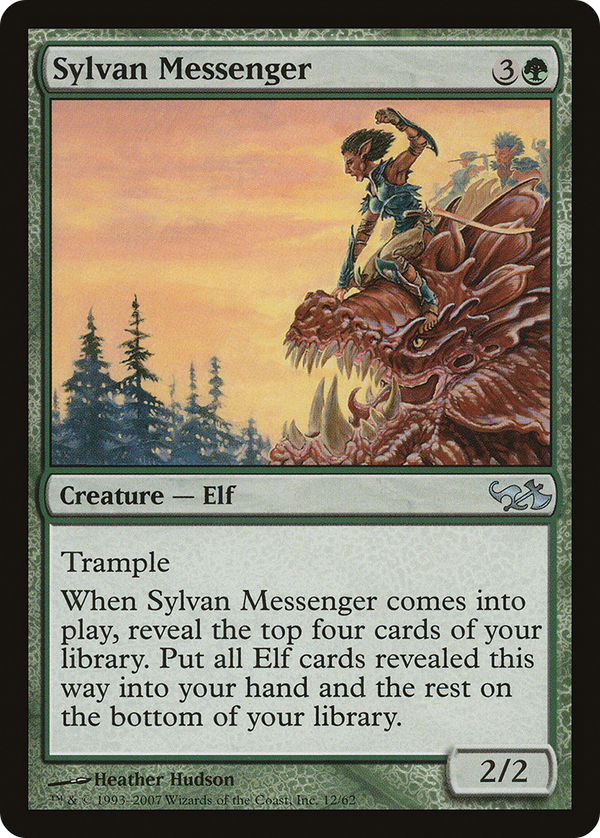Sylvan Messenger (EVG-012) - Duel Decks: Elves vs. Goblins