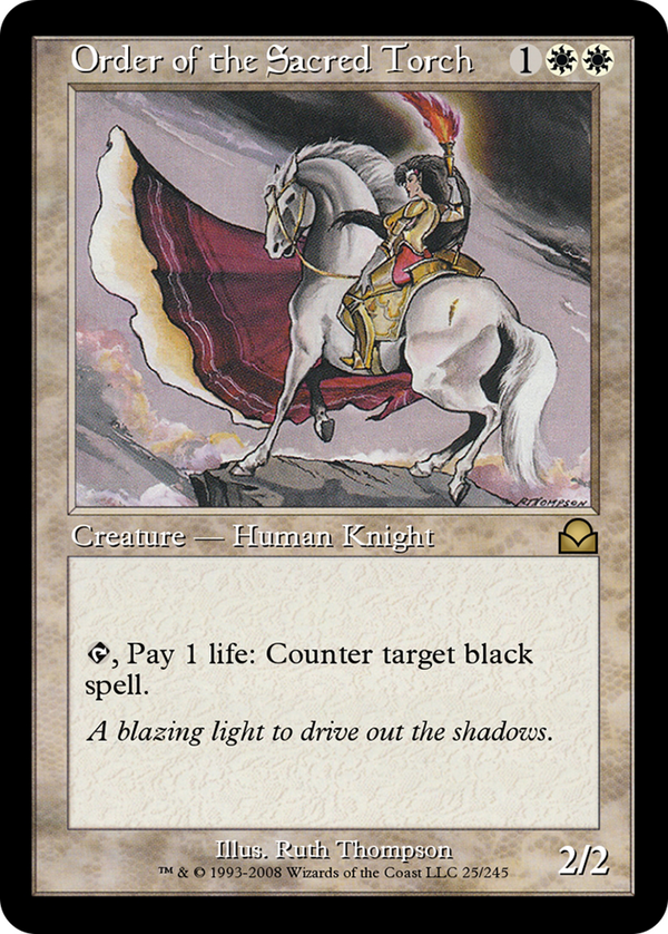 Order of the Sacred Torch (ME2-025) - Masters Edition II