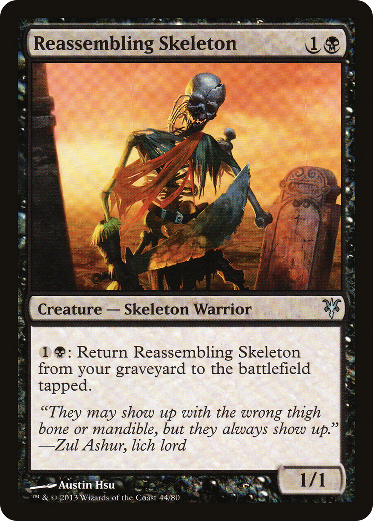Reassembling Skeleton (DDK-044) - Duel Decks: Sorin vs. Tibalt