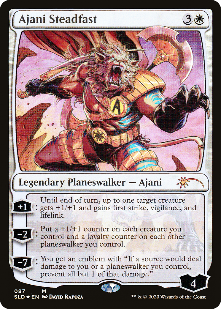 Ajani Steadfast (SLD-087) - Secret Lair Drop Foil