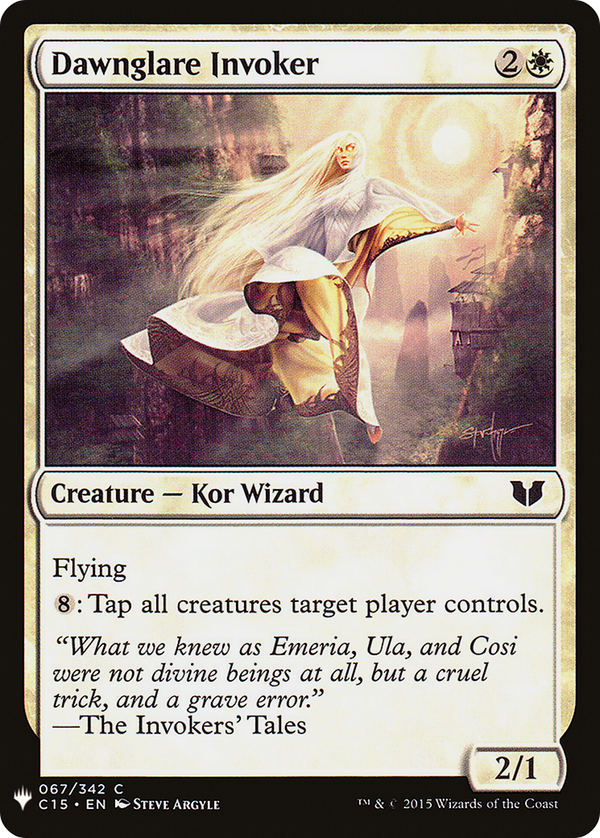 Dawnglare Invoker (LIST-067) - The List
