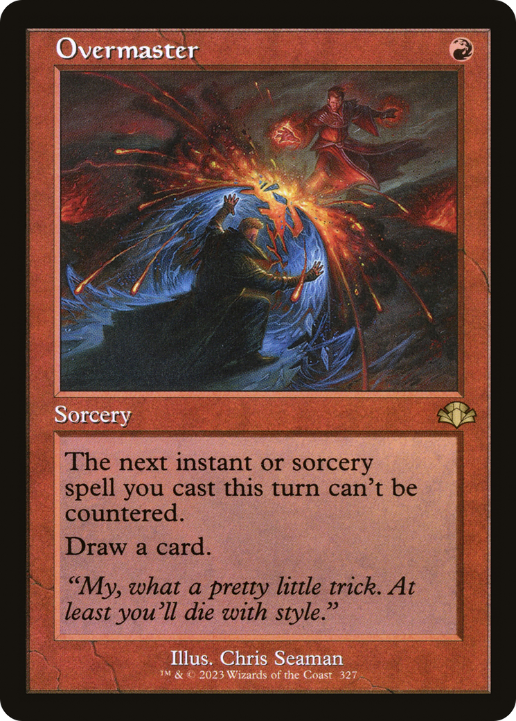 Overmaster (Retro Frame) (DMR-327) - Dominaria Remastered Foil