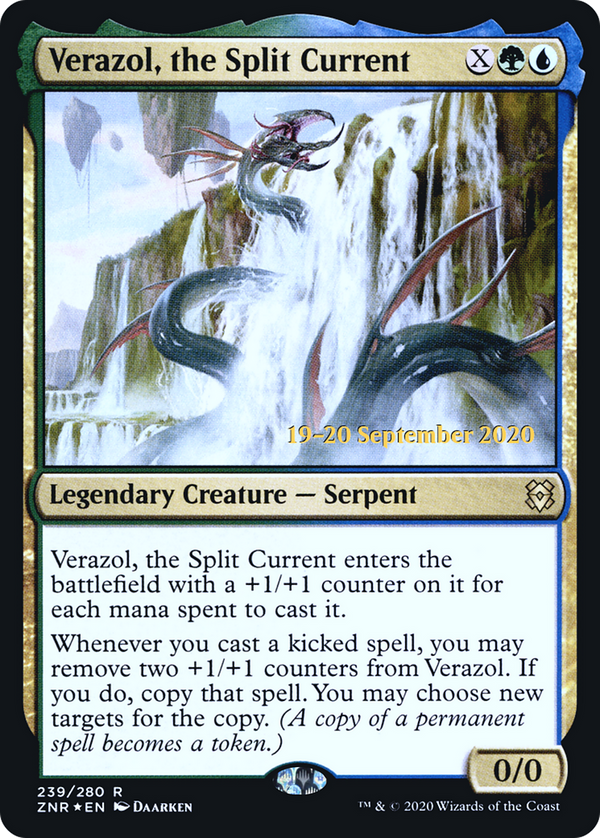 Verazol, the Split Current (PRE-239) - Zendikar Rising Promos Foil
