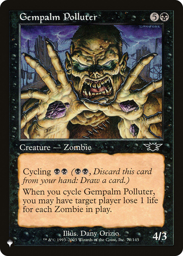 Gempalm Polluter (LIST-70/145) - The List